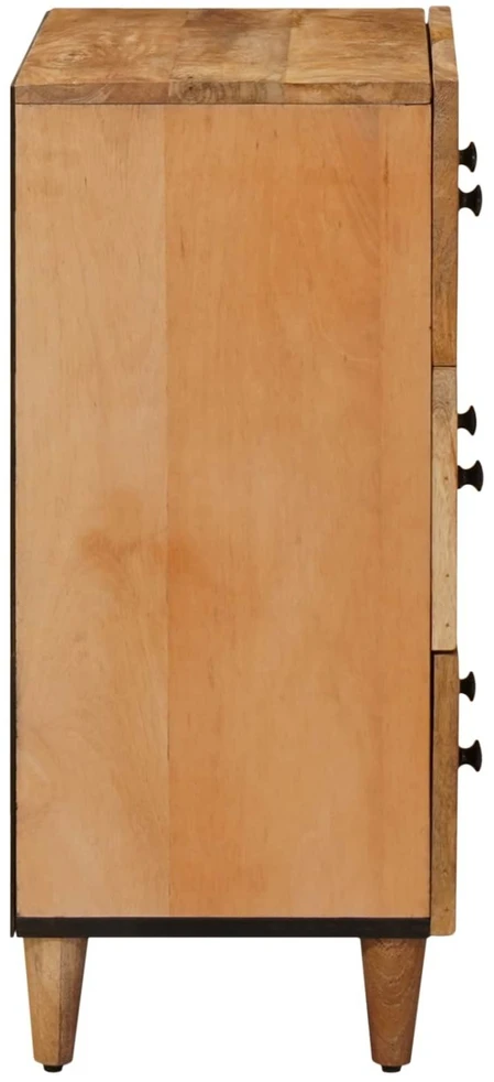 Saugojimo spintos 2 vnt. 60 x 33,5 x 75 cm Kietas mango medis