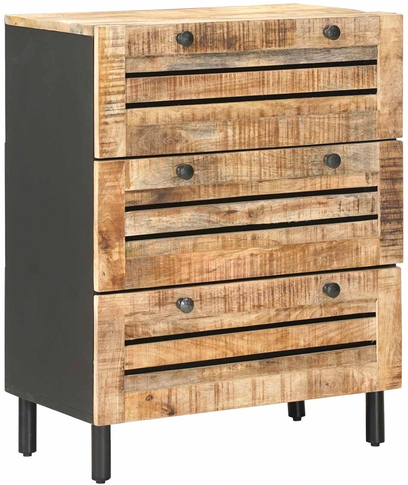 Saugojimo spintos 3 vnt. 180 x 33 x 75 cm Kietas mango medis