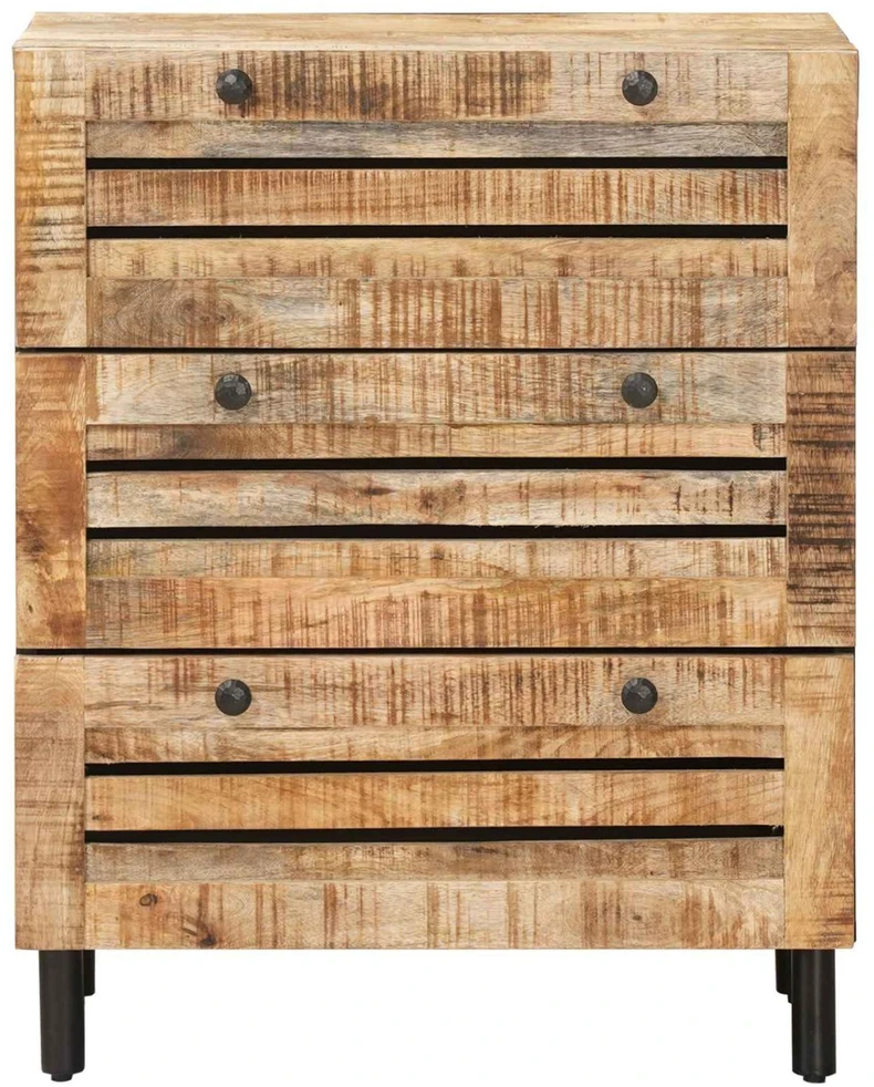 Saugojimo spintos 60 x 33 x 75 cm Kietas mango medis Natūrali