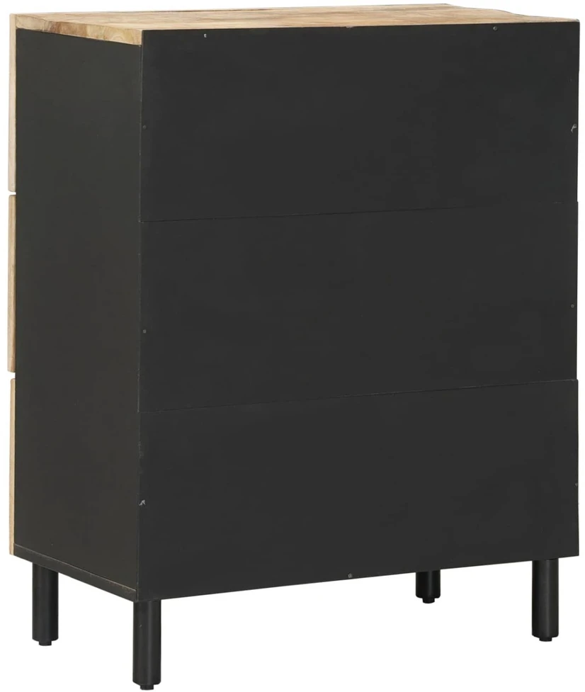 Saugojimo spintos 60 x 33 x 75 cm Kietas mango medis Natūrali
