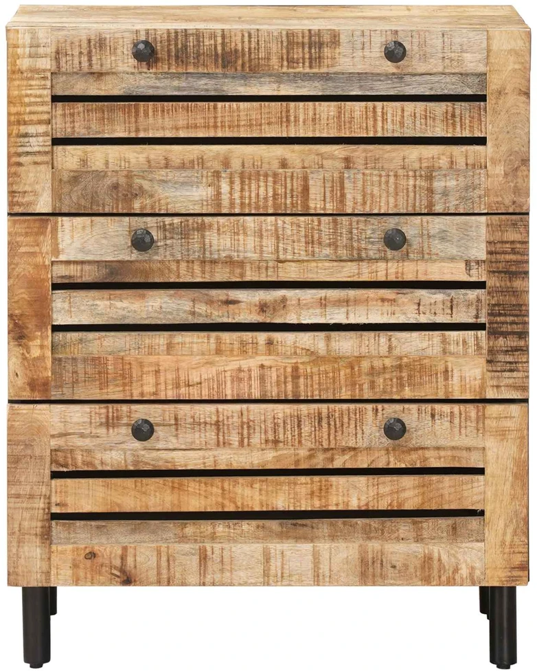 Saugojimo spintos 60 x 33 x 75 cm Kietas mango medis Natūrali