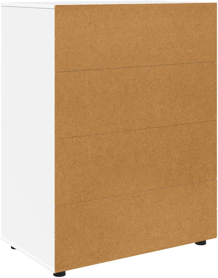 Saugojimo spintos 80 x 48 x 105 cm Apdirbta mediena Balta
