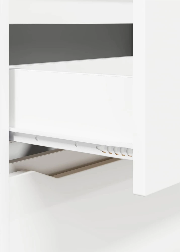 Saugojimo spintos 80 x 48 x 105 cm Apdirbta mediena Balta