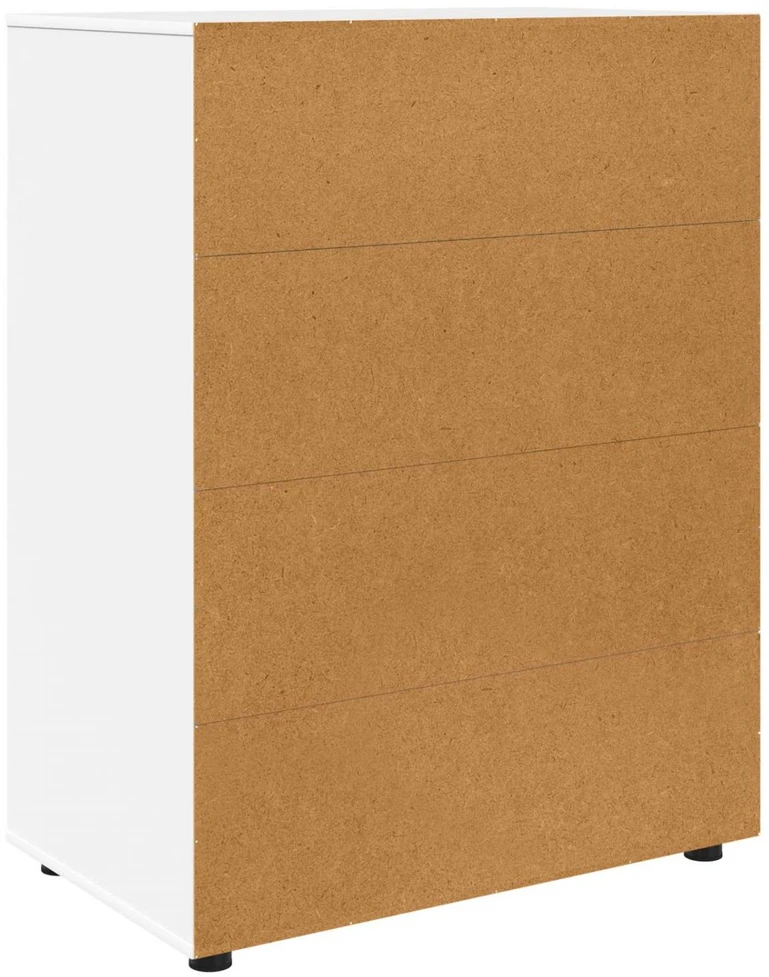 Saugojimo spintos 80 x 48 x 105 cm Apdirbta mediena Balta