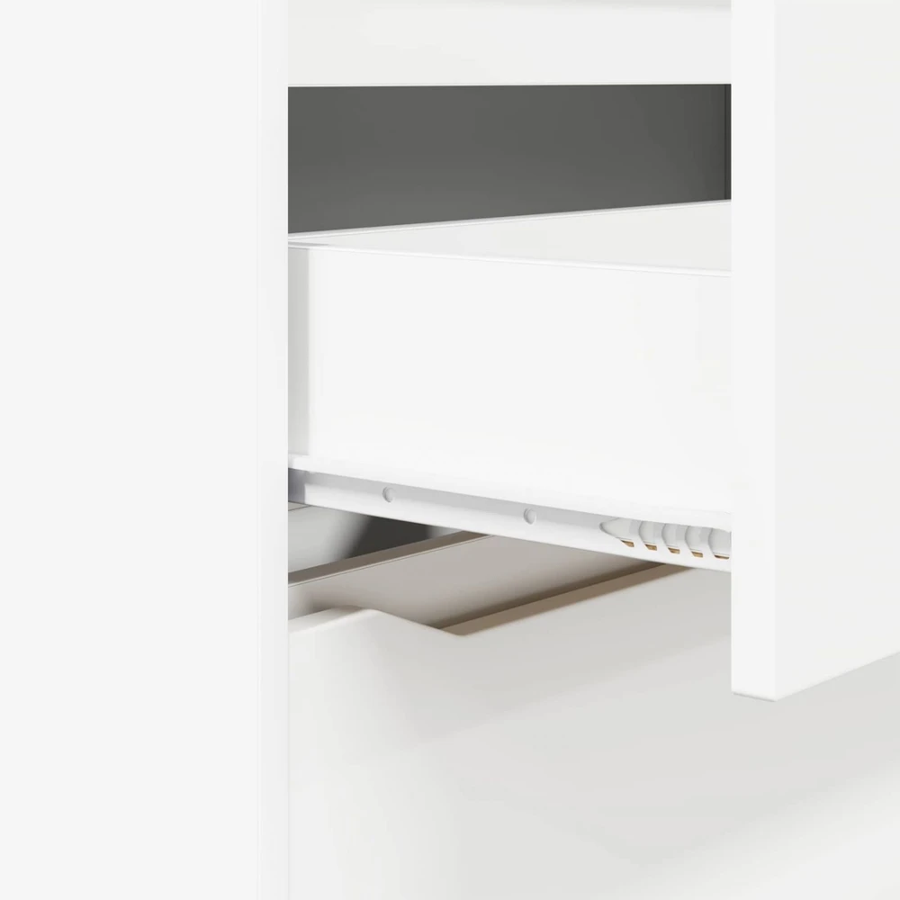 Saugojimo spintos 80 x 48 x 105 cm Apdirbta mediena Balta