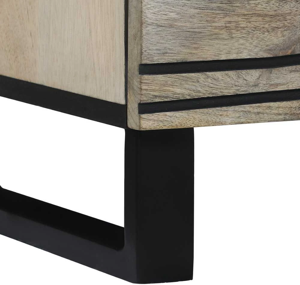 Kabalas Balta 60 x 33.5 x 75 cm Mango medienos masyvas