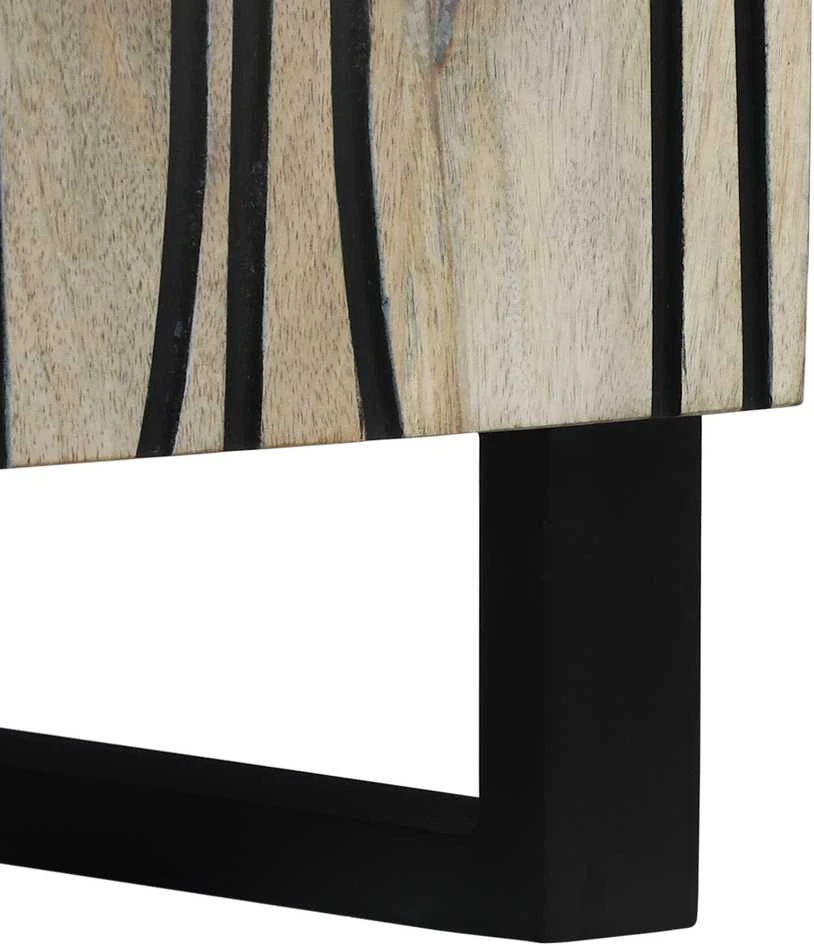 Kabalas Balta 60 x 33,5 x 75 cm Kietas mango medis