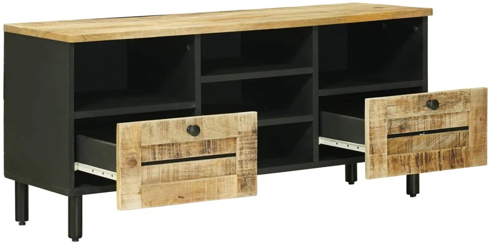 Saugojimo spintos Natūrali 100 x 33 x 46 cm Kietas mango medis