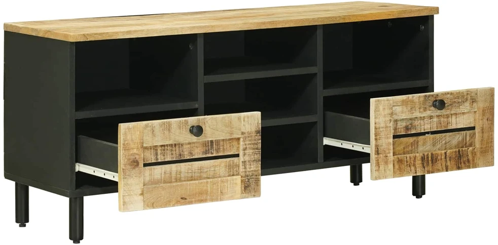 Saugojimo spintos Natūrali 100 x 33 x 46 cm Kietas mango medis