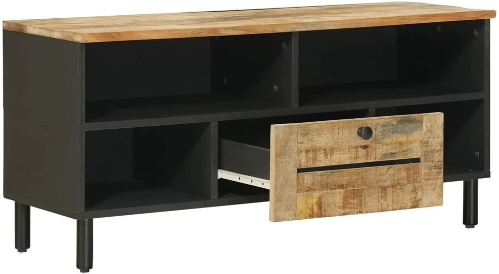 Saugojimo spintos Natūrali 100 x 33 x 46 cm Kietas mango medis