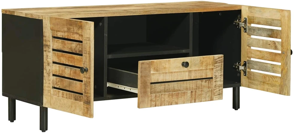 Saugojimo spintos Natūrali 105 x 33 x 46 cm Kietas mango medis