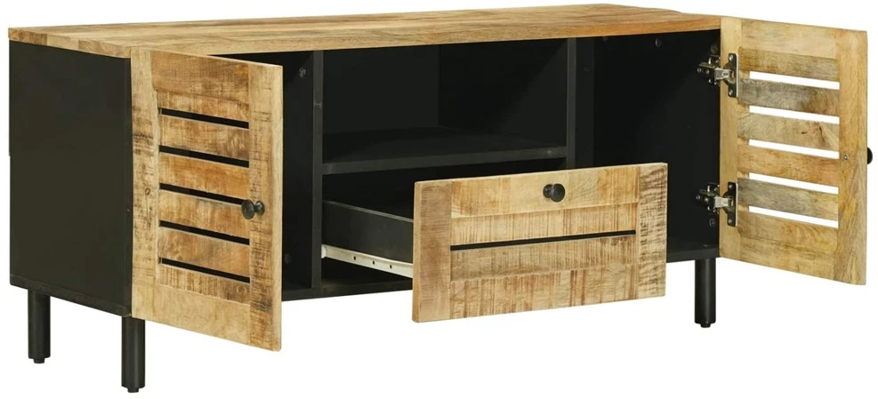 Saugojimo spintos Natūrali 105 x 33 x 46 cm Kietas mango medis
