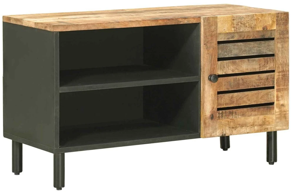 Saugojimo spintos Natūrali 80 x 33 x 46 cm Kietas mango medis