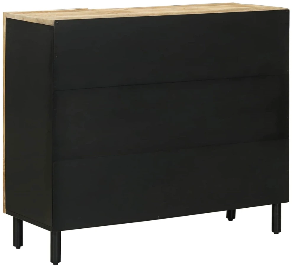 Saugojimo spintos Natūrali 90 x 33 x 75 cm Kietas mango medis