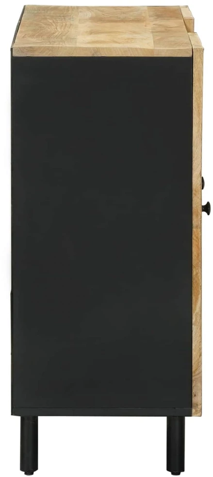Saugojimo spintos Natūrali 90 x 33 x 75 cm Kietas mango medis