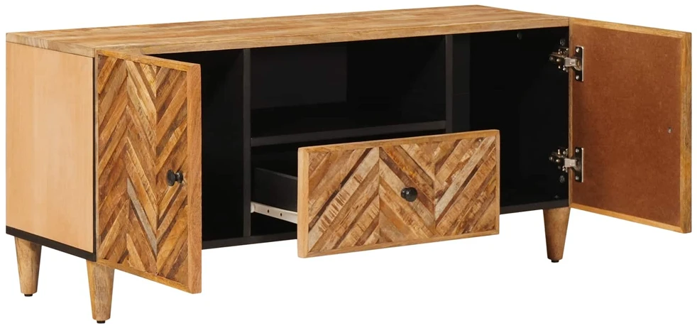 Saugojimo spintos Ruda 105 x 33,5 x 46 cm Kietas mango medis