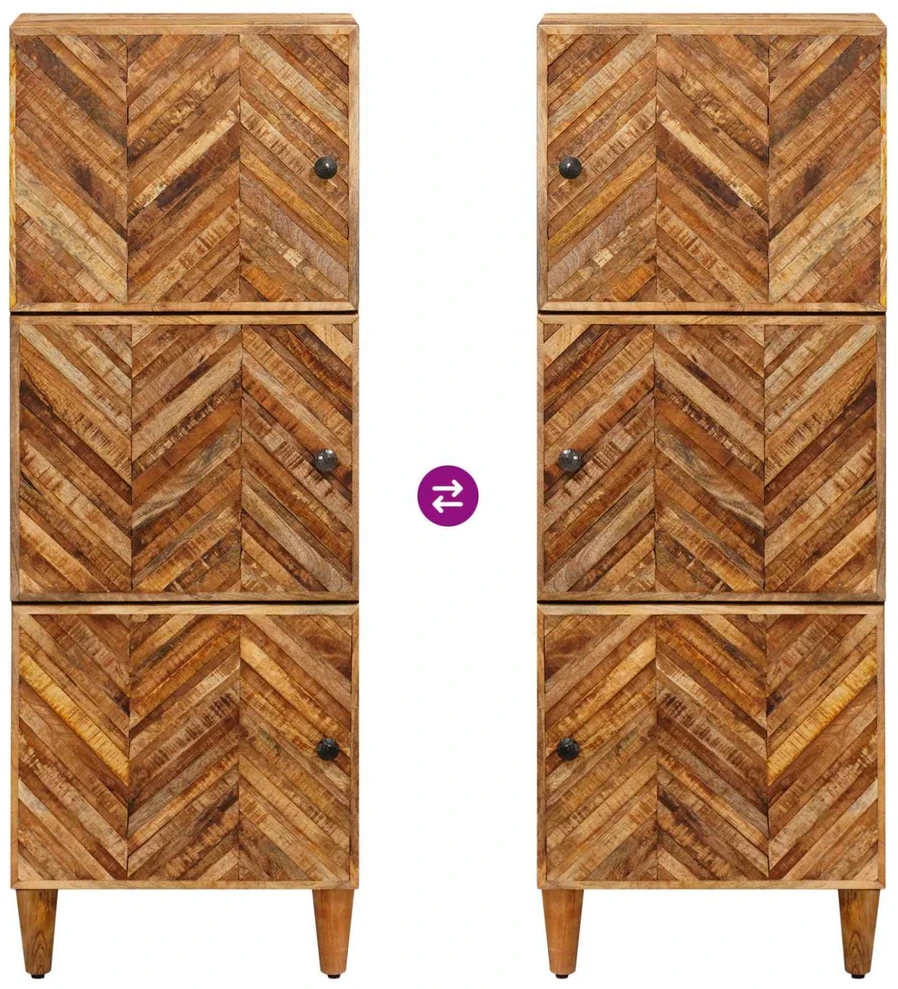 Saugojimo spintos Ruda 40 x 33,5 x 110 cm Kietas mango medis