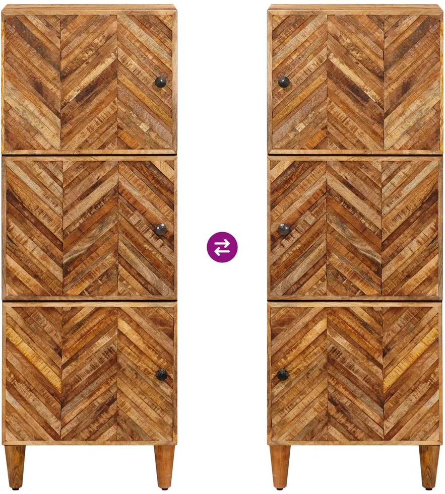 Saugojimo spintos Ruda 40 x 33,5 x 110 cm Kietas mango medis