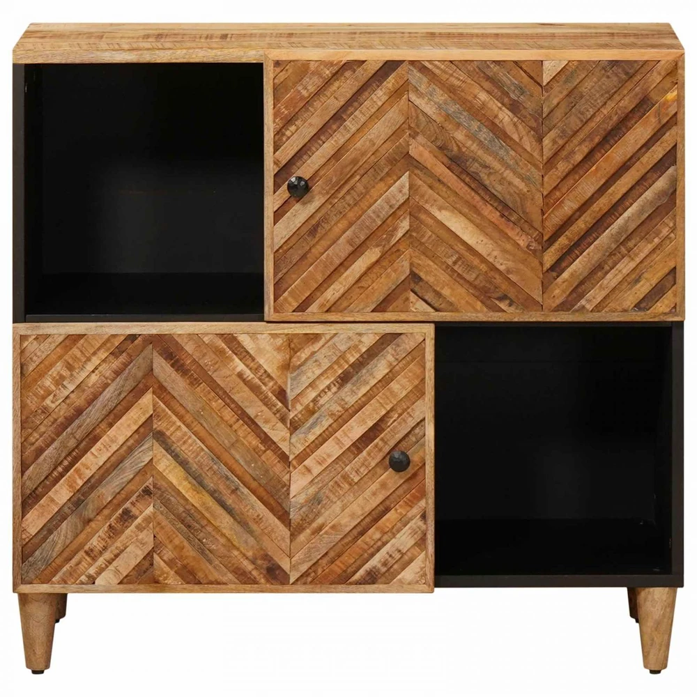 Saugojimo spintos Ruda 80 x 33,5 x 75 cm Kietas mango medis