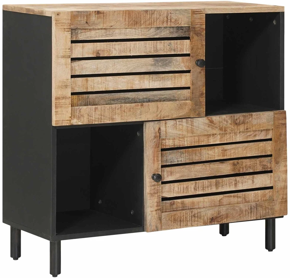 Saugojimo spintos Ruda 80 x 33,5 x 75 cm Kietas mango medis
