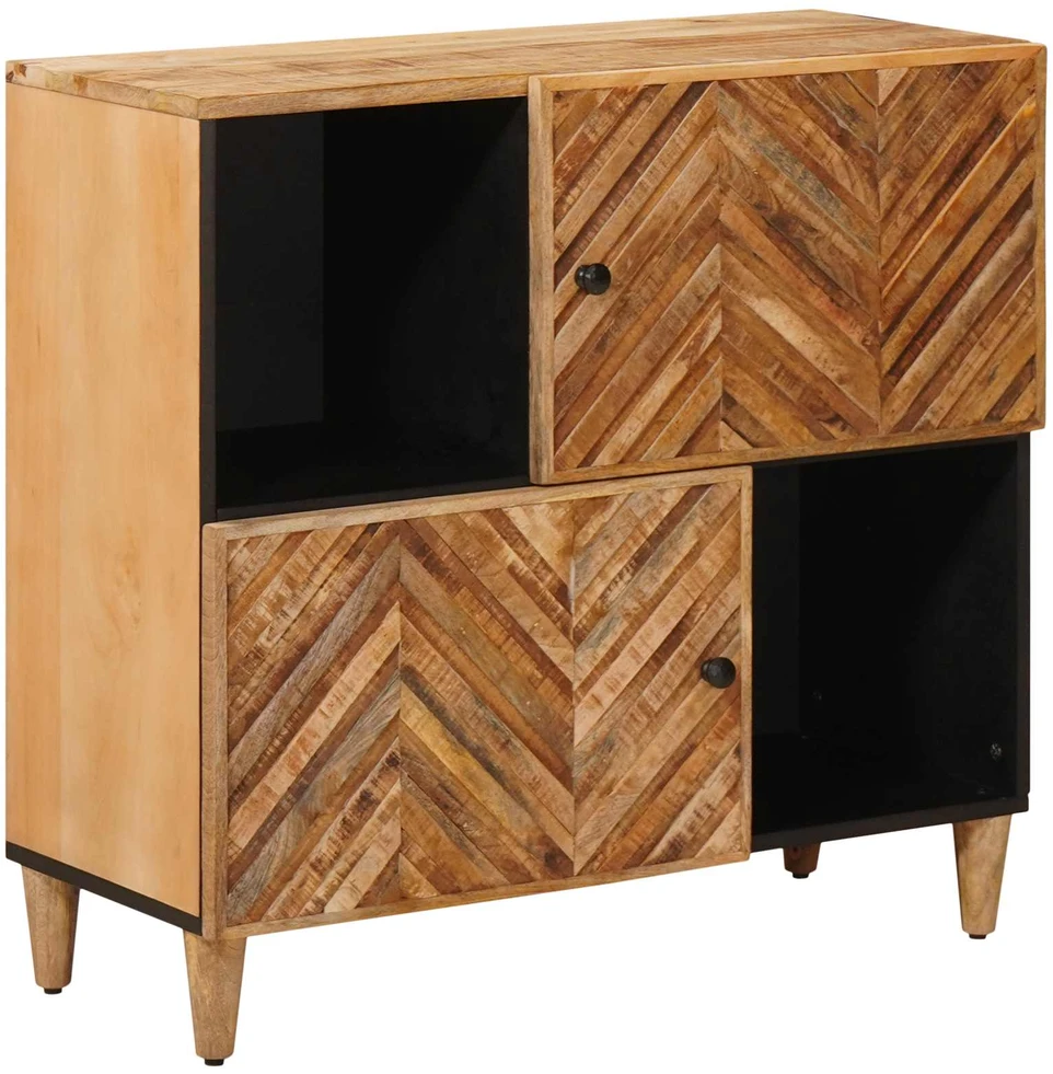 Saugojimo spintos Ruda 80 x 33,5 x 75 cm Kietas mango medis