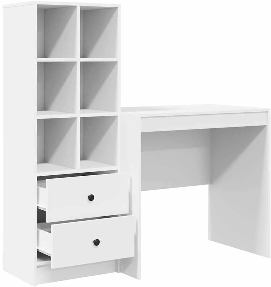 Stalas Balta 125,5 x 50 x 127 cm 2 vnt.