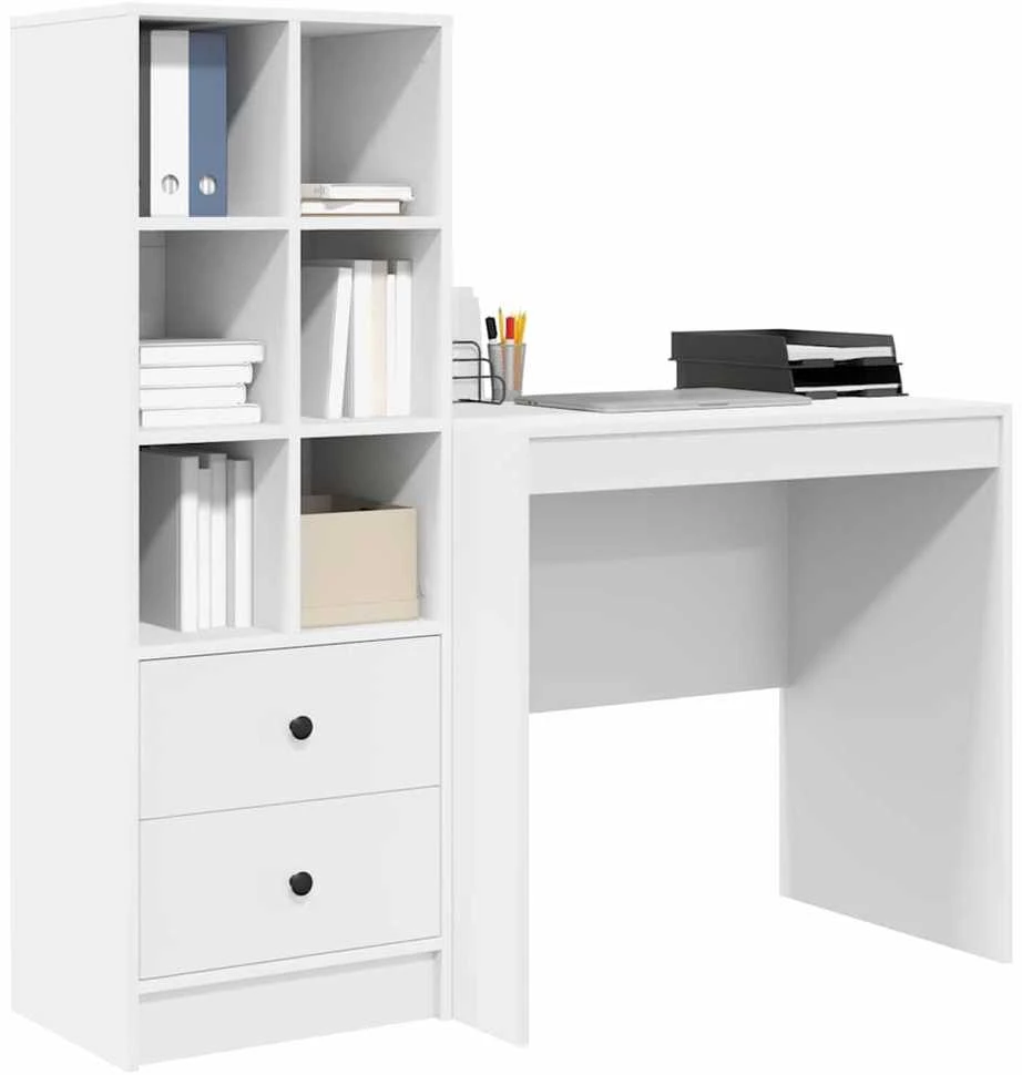 Stalas Balta 125,5 x 50 x 127 cm 2 vnt.