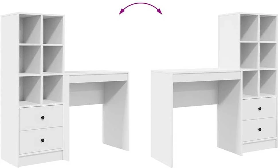 Stalas Balta 115,5 x 40 x 127 cm 2 vnt.