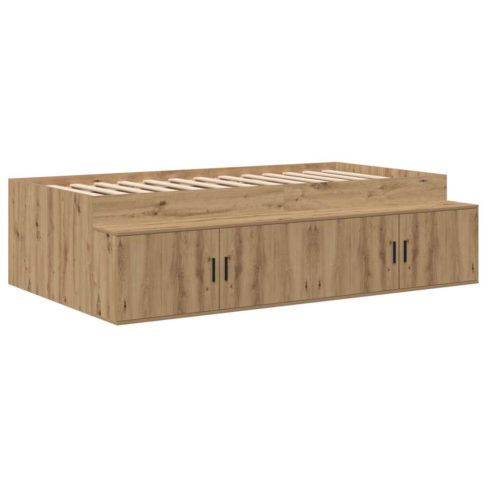 Lova Lovos rėmas Amatininkų ąžuolas 100 x 200 cm Apdirbta mediena