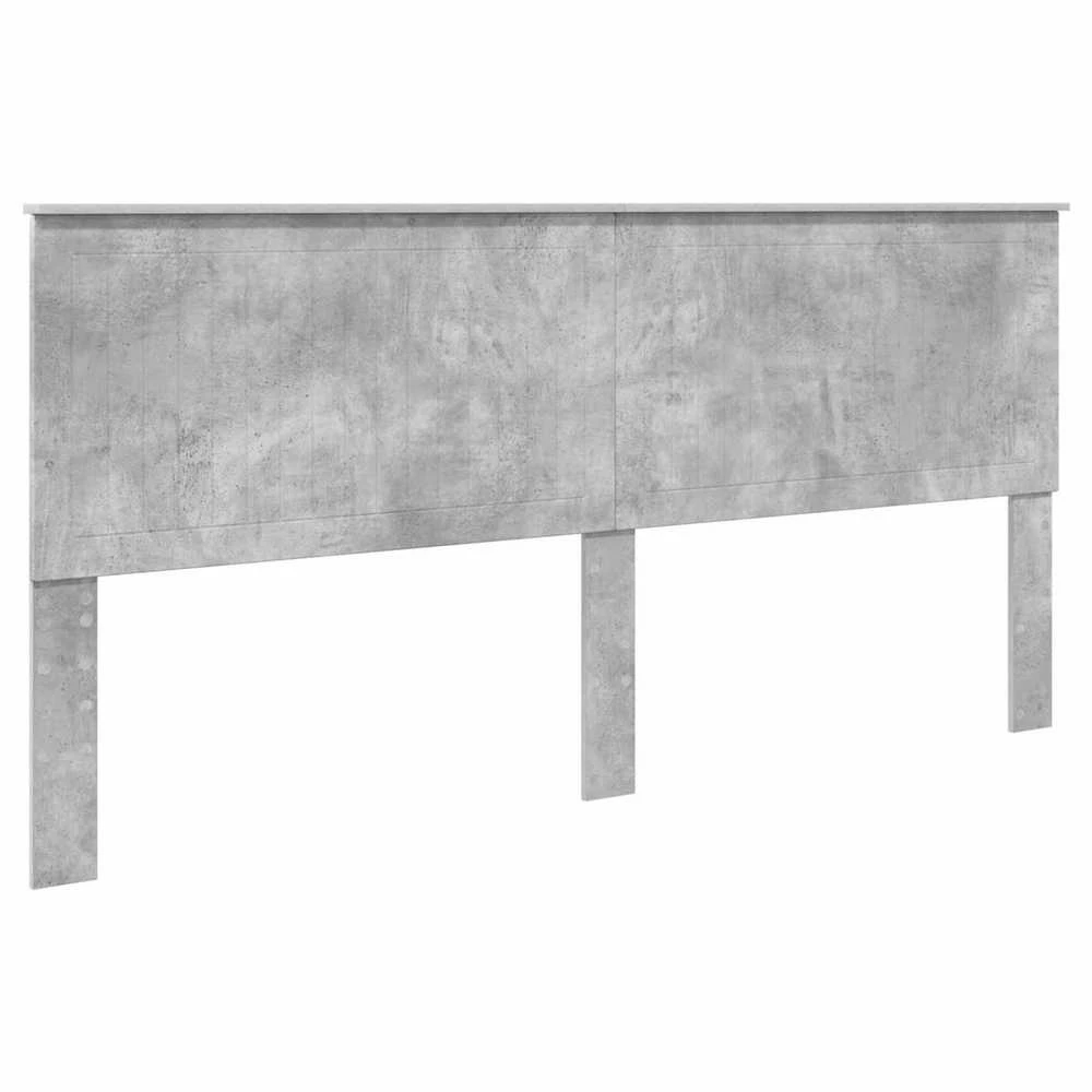 Saugos lova Betono pilka 200 x 200 cm Apdirbta mediena