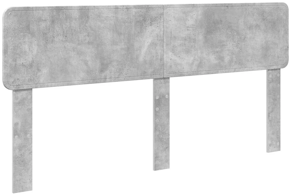 Saugos lova Betono pilka 200 x 200 cm Apdirbta mediena