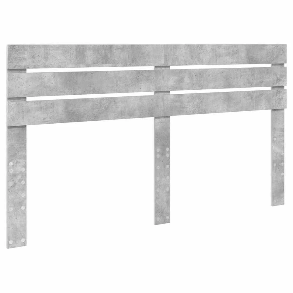 Saugos lova Betono pilka 200 x 200 cm Apdirbta mediena
