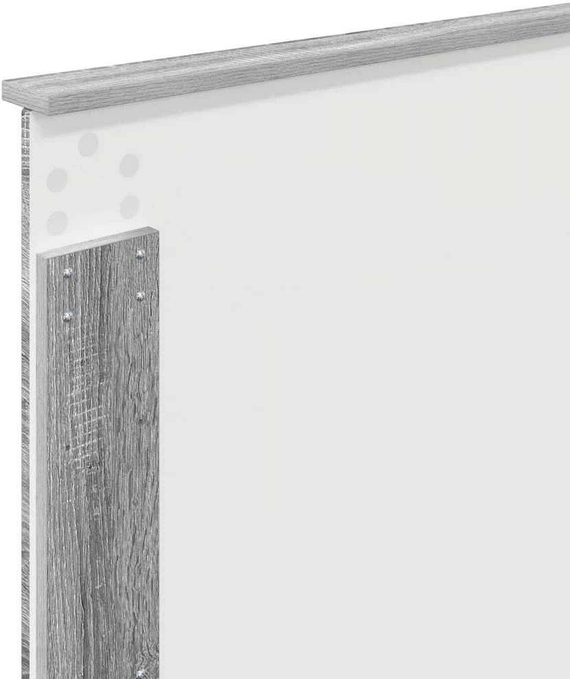 Saugos lova Pilkas Sonoma 90 x 200 cm Apdirbta mediena
