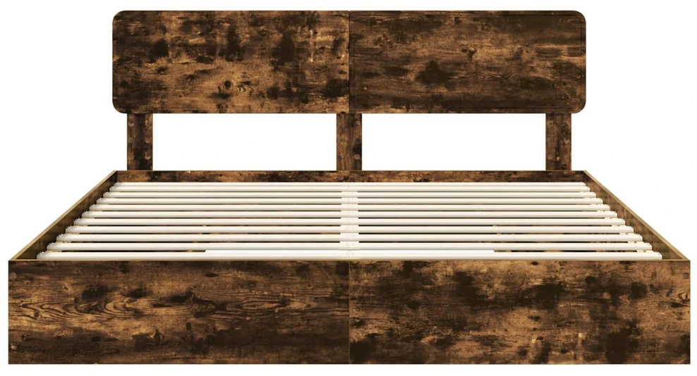 Saugos lova Rūkyta ąžuolas 180 x 200 cm Apdirbta mediena