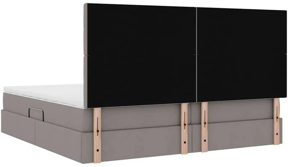 Lova su daiktų laikymo vieta ir čiužiniu Tortora 200 x 200 cm