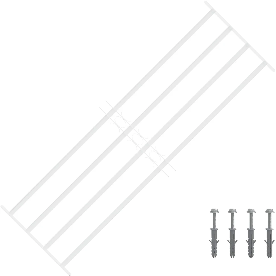 Saugumo grotelės langams su 4 kryžmėmis 3 vnt. 93-174 cm