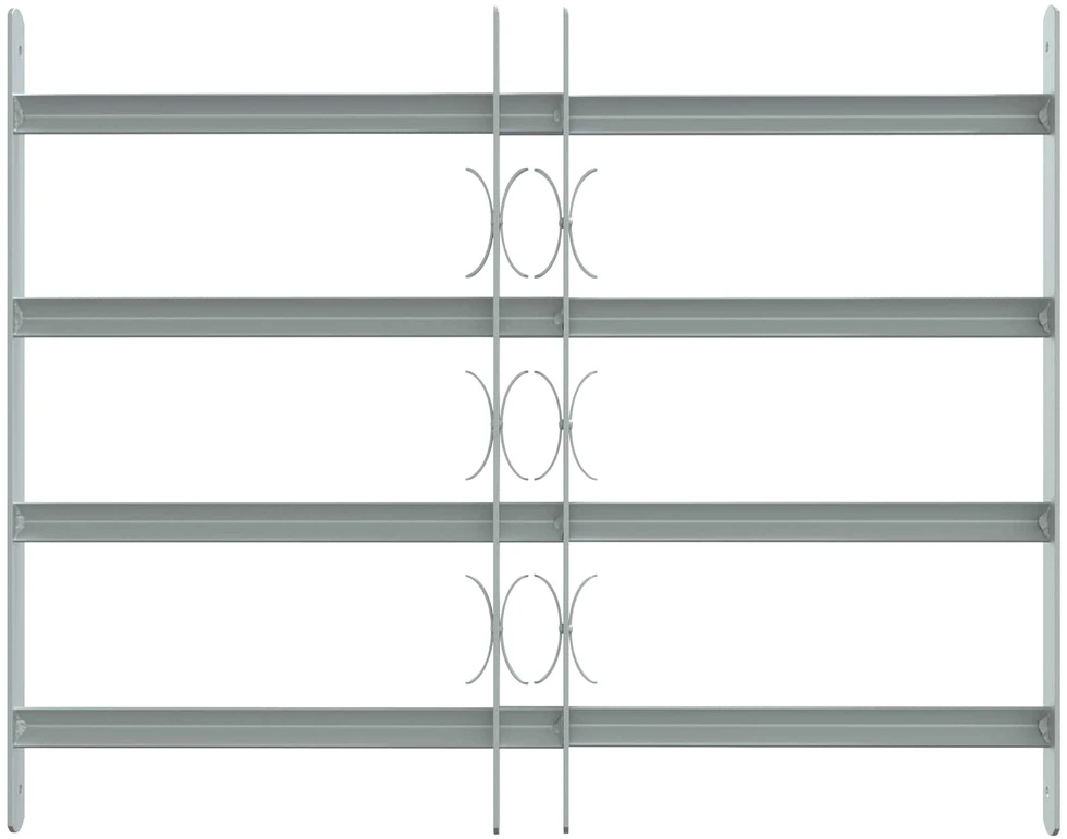 Saugumo grotelės langams su 4 kryžmėmis 3 vnt. 430-740 mm