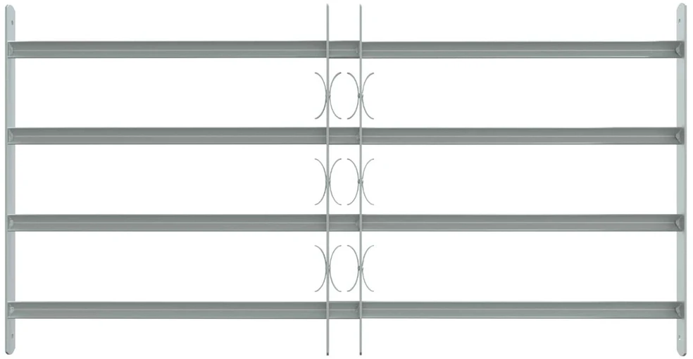Saugumo grotelės langams su 4 kryžmėmis 3 vnt. 630-1140 mm