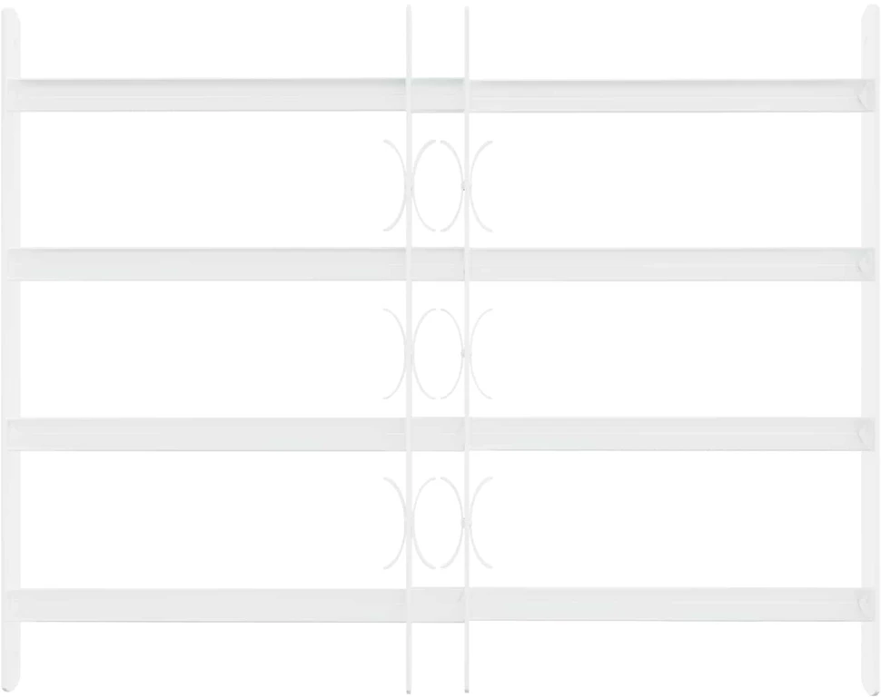 Saugumo grotelės langams su 4 kryžmėmis 3 vnt. 43-74 cm