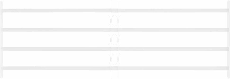 Saugumo grotelės langams su 4 kryžmėmis 3 vnt. 93-174 cm