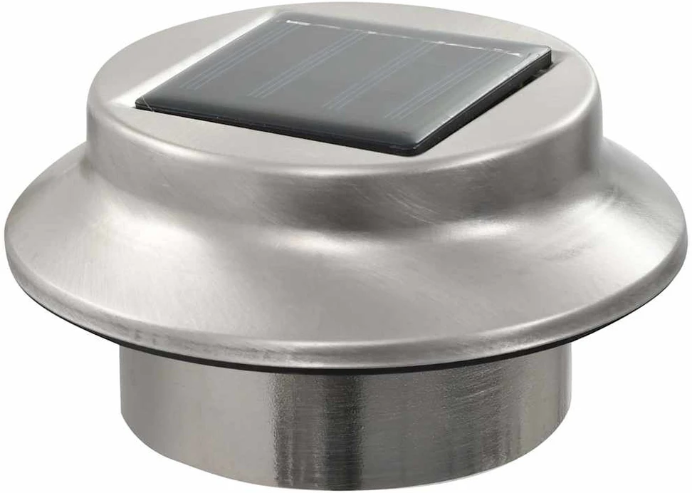 Saul. en. įkr. LED lauko švies., 12vnt., balt. sp., 12cm, apv.