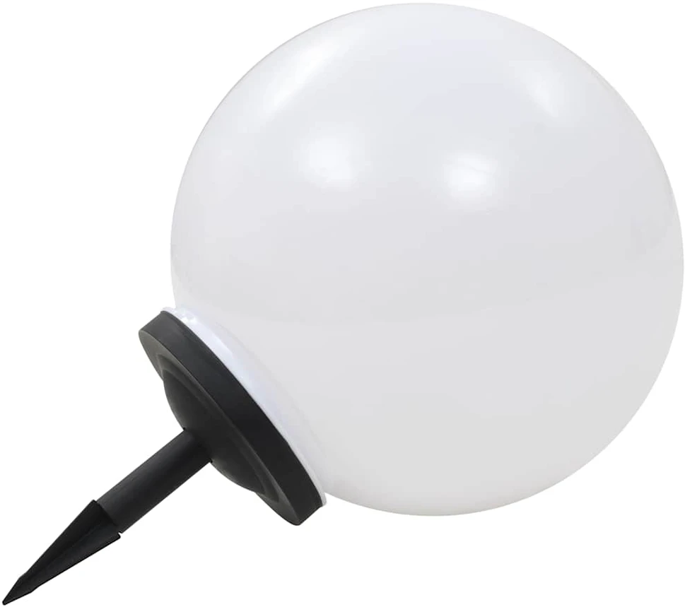 Saul. energ. įkr. LED lauko švies., 2vnt., 40cm, sfer., įv. sp.