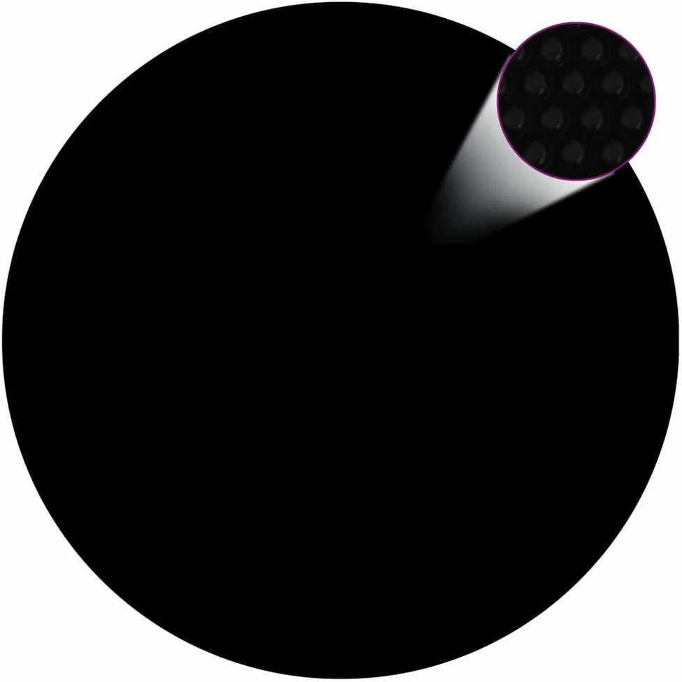 Saulę sugerianti baseino plėvelė, juoda/mėlyna, 455cm, PE