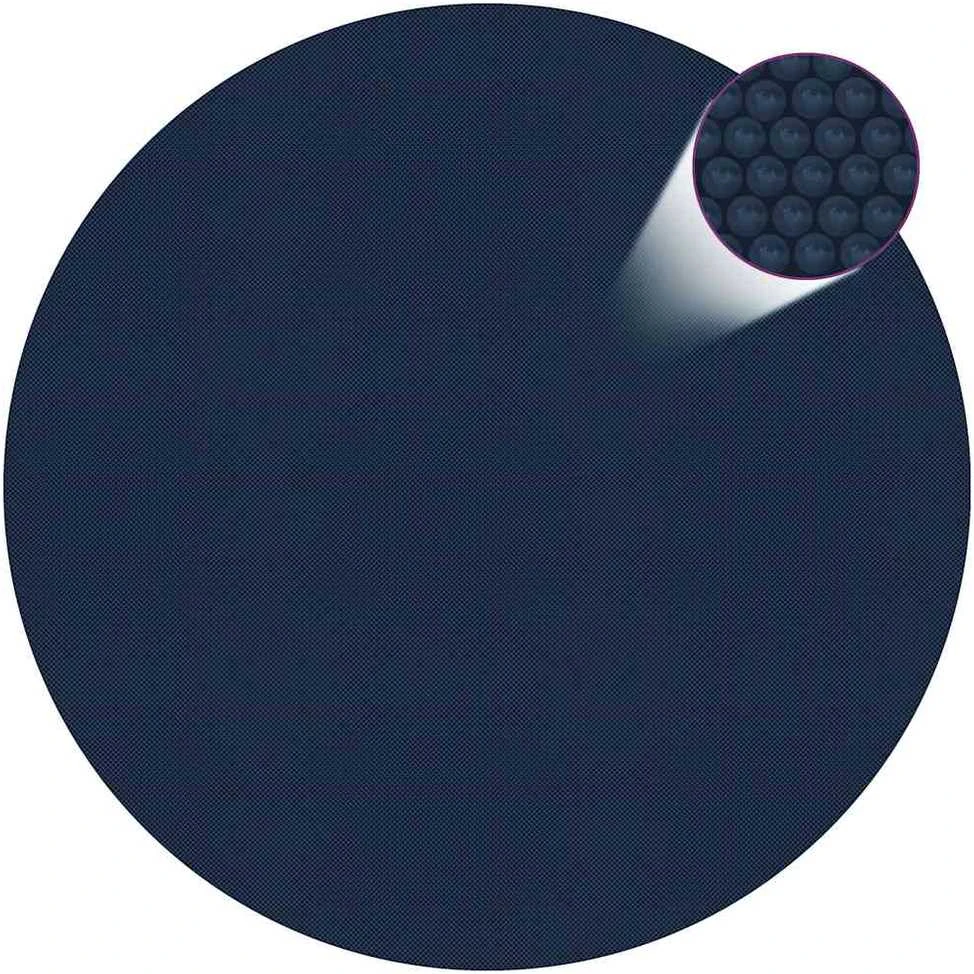 Saulę sugerianti baseino plėvelė, juoda/mėlyna, 300cm, PE