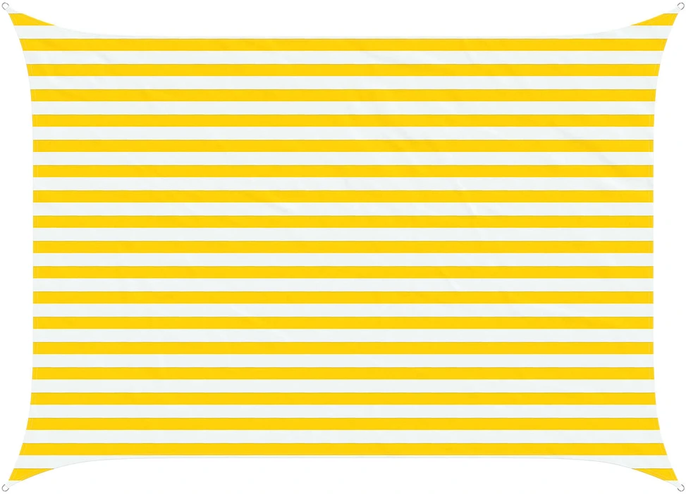 Saulės burė Geltona ir balta 2,5 x 3,5 m