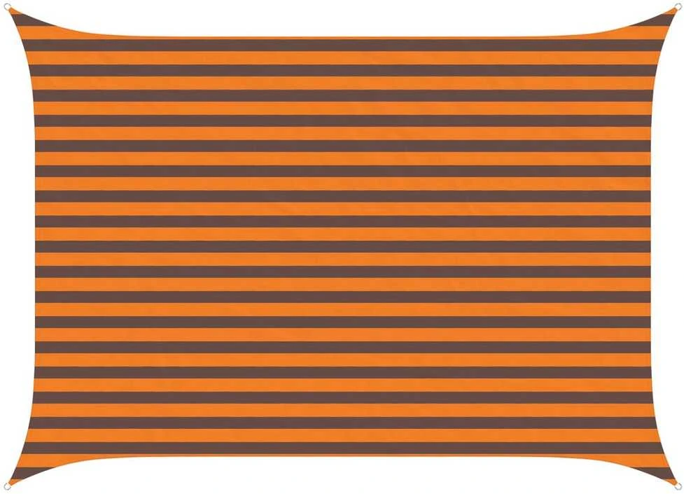 Saulės burė Oranžinė ir ruda 3,5 x 2,5 m