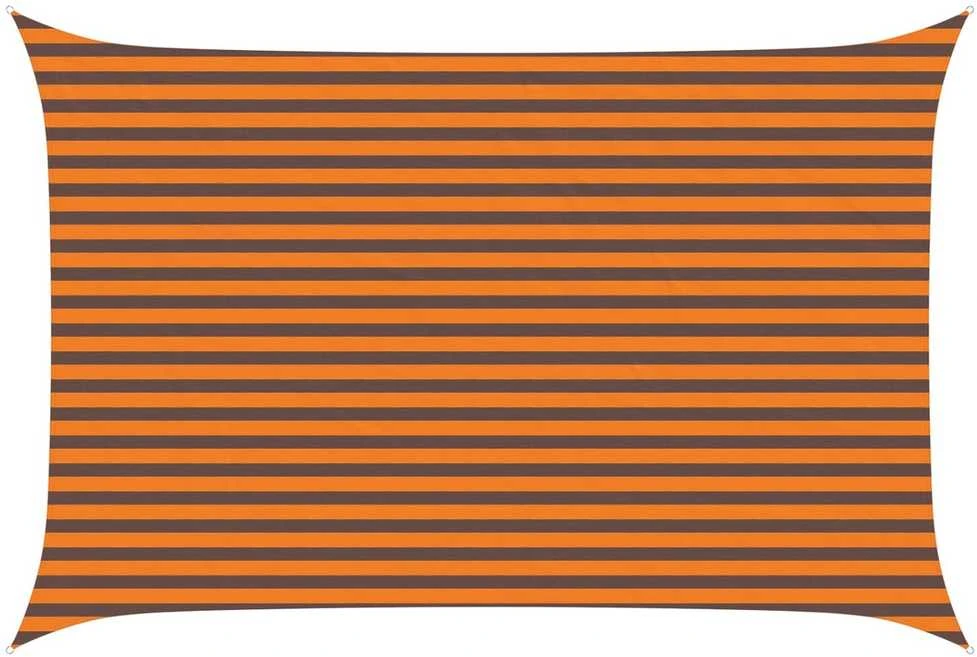 Saulės burė Oranžinė ir ruda 4,5 × 3 m