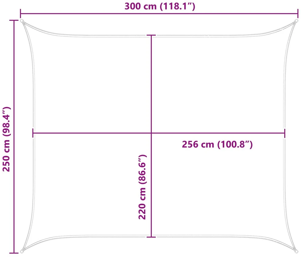 Saulės burė PU danga oksfordas