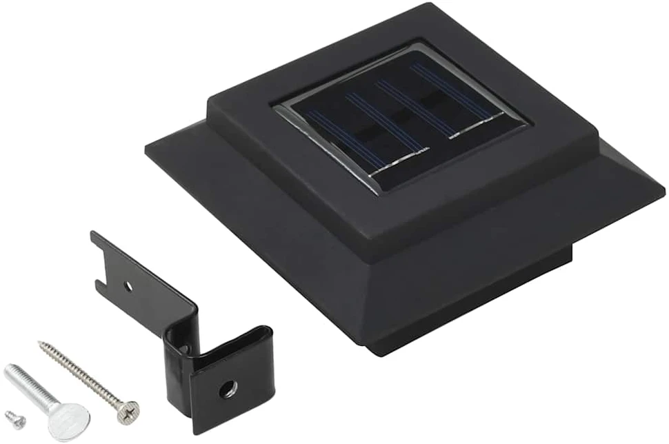 Saulės energija įkraunami lauko LED šviestuvai, 6vnt., 12cm