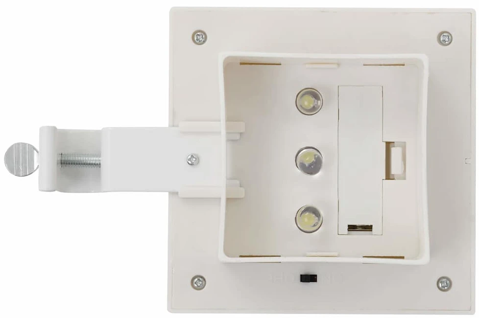 Saulės energija įkraunami lauko LED šviestuvai, 6vnt., 12cm
